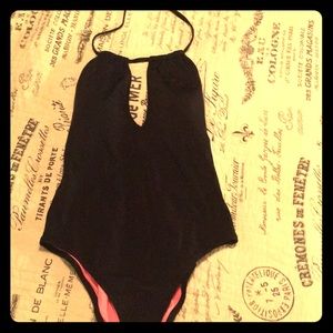 Black Victoria Secret PINK one piece swimsuit